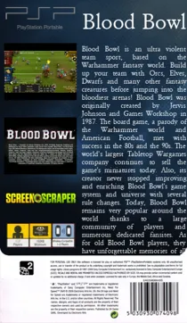 Blood Bowl (EU) box cover back